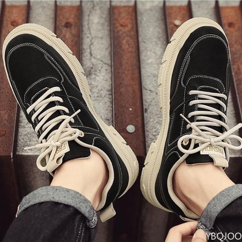 Men's shoes summer breathable new trend versatile casual board shoes men's low cut simple comfortable wear-resistant men's boots