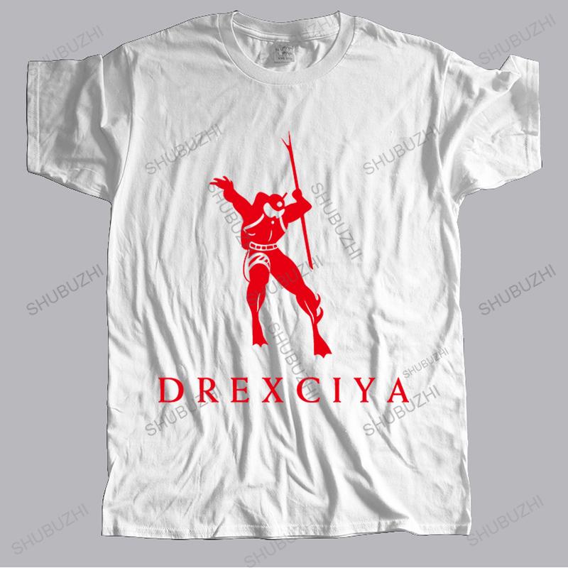 Hot sale oneck summer Tshirt Unisex cotton tops Drexciya Detroit Electro Underground Resistance brand fashion tshirt short sleeve S