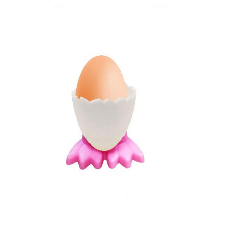 Cross-border Plastic Egg Holder Household Children's Cartoon Plastic Egg Cup Holder Cute Fun Chick Tall Egg Holder Cup
