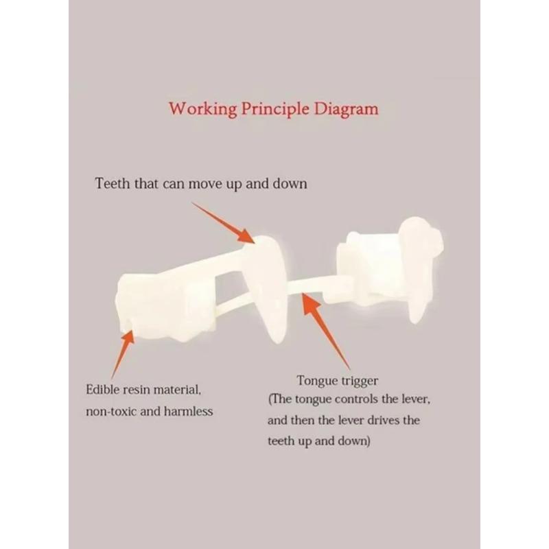 Zombie Vampire Teeth, Cosplay Props, Halloween Bloody Dentures, Costume Party Artifacts