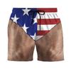 Herren Strandshorts USA Flagge 3D Druck Lustige Tiere Grafik Surfing Boardshorts Lässige Sommerferien Sportshorts Badeshorts Jungen