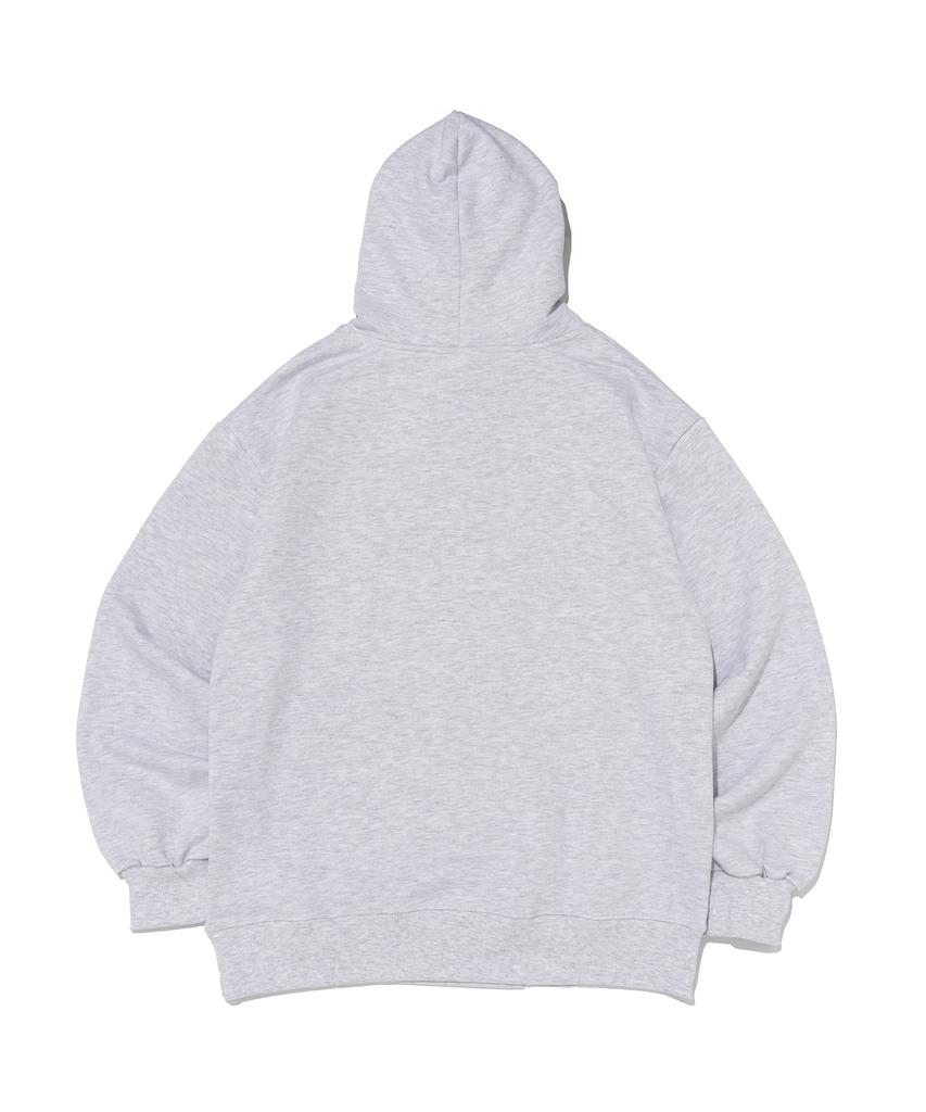 Rods Big Logo Check Hoodie (White Melange)