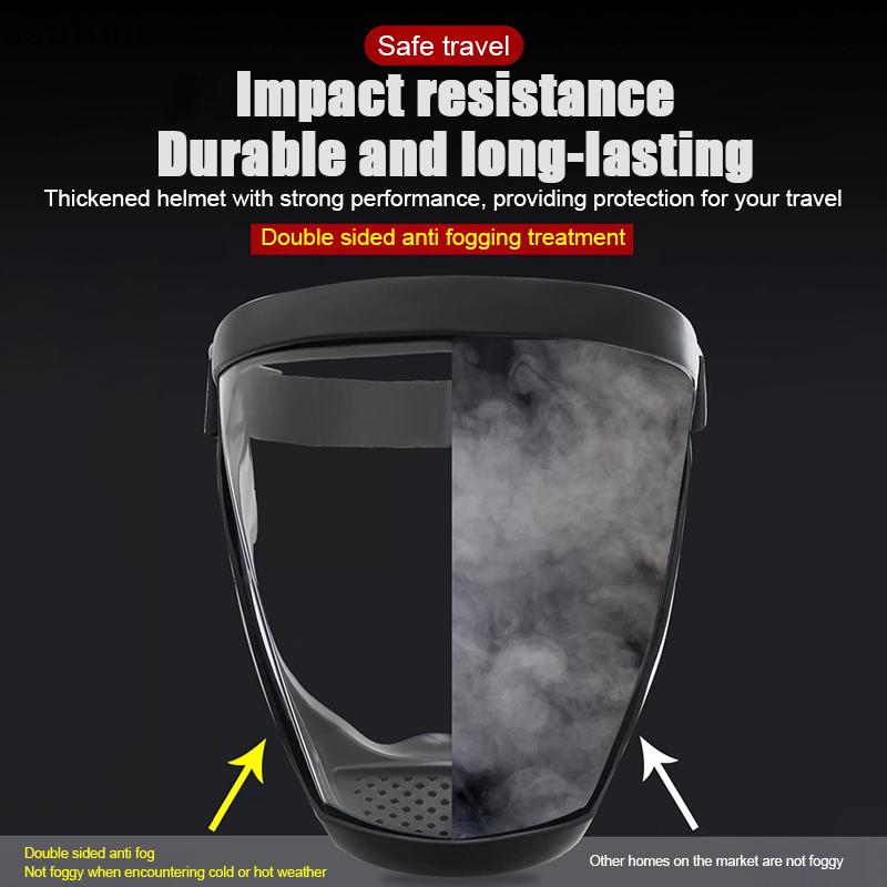 1/2 STÜCK Arbeitsschutzmaske Transparentes Gesichtsschutzschild Gesicht Gesichtsmaske Schützend Outdoor Heizung Heimküchenwerkzeuge Vollgesichtsmaske