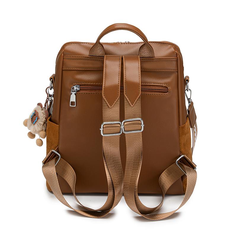 Backpack Women's Rhombic Nylon Shoulder Bag