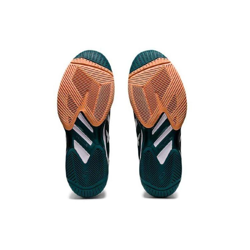 Asics Solution Speed FF 2 Men Low Top Tennis Shoes Dark Green 1041A182-300