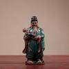 Ceramics Fu Lu Shou Figure Statue -Buddha of God of Wealth-Home Features Living Room, Office Decoration Statues