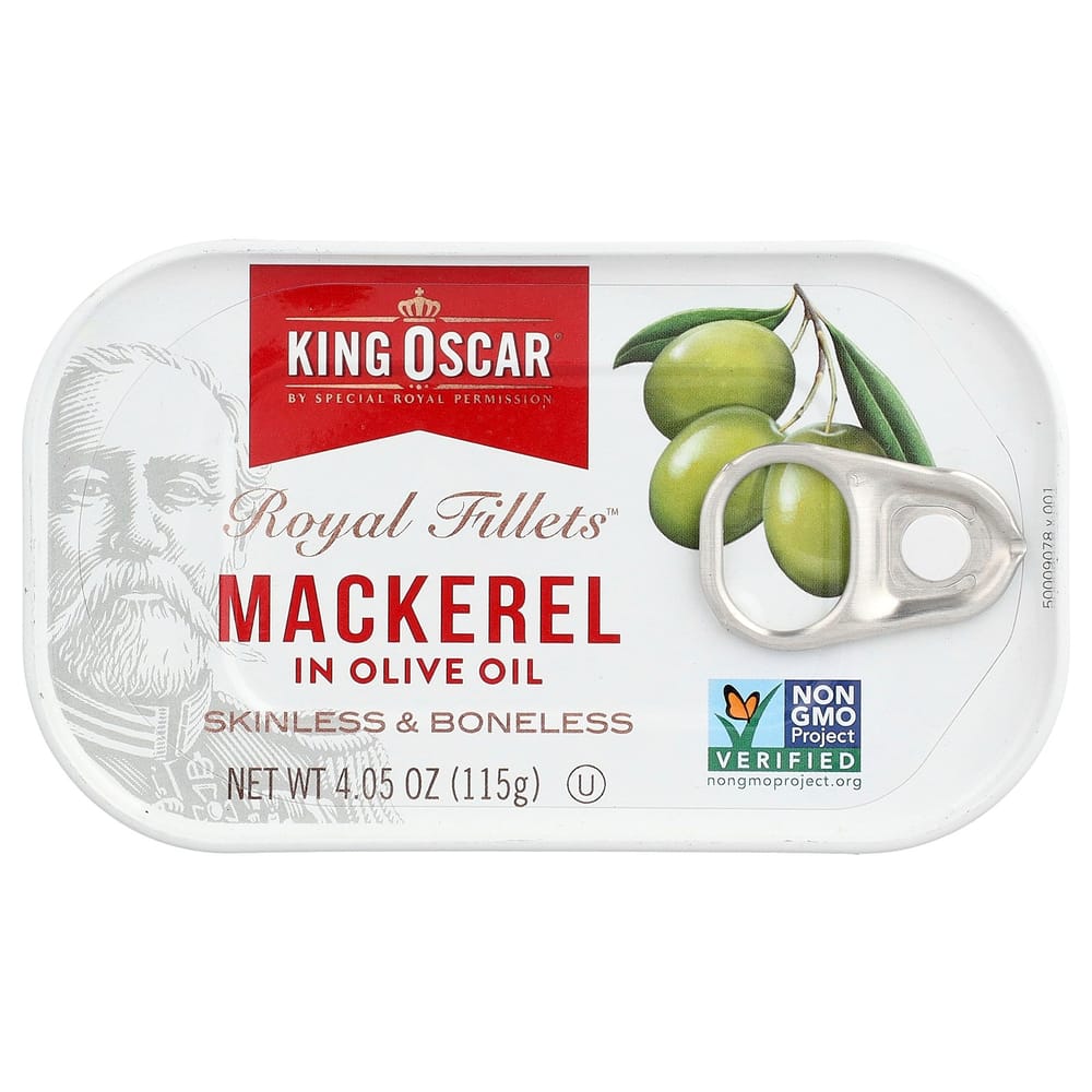 Royal Fillets Mackerel in Olive Oil 115g (4.05oz)