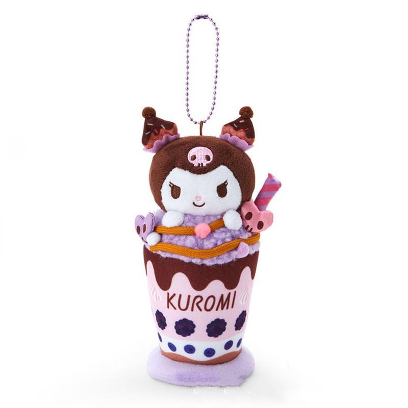 

Cute Sanrio Ice Cream Korilakkuma Plush Toy Super Soft Short Plush Cartoon Style 15cm Height Kuromi
