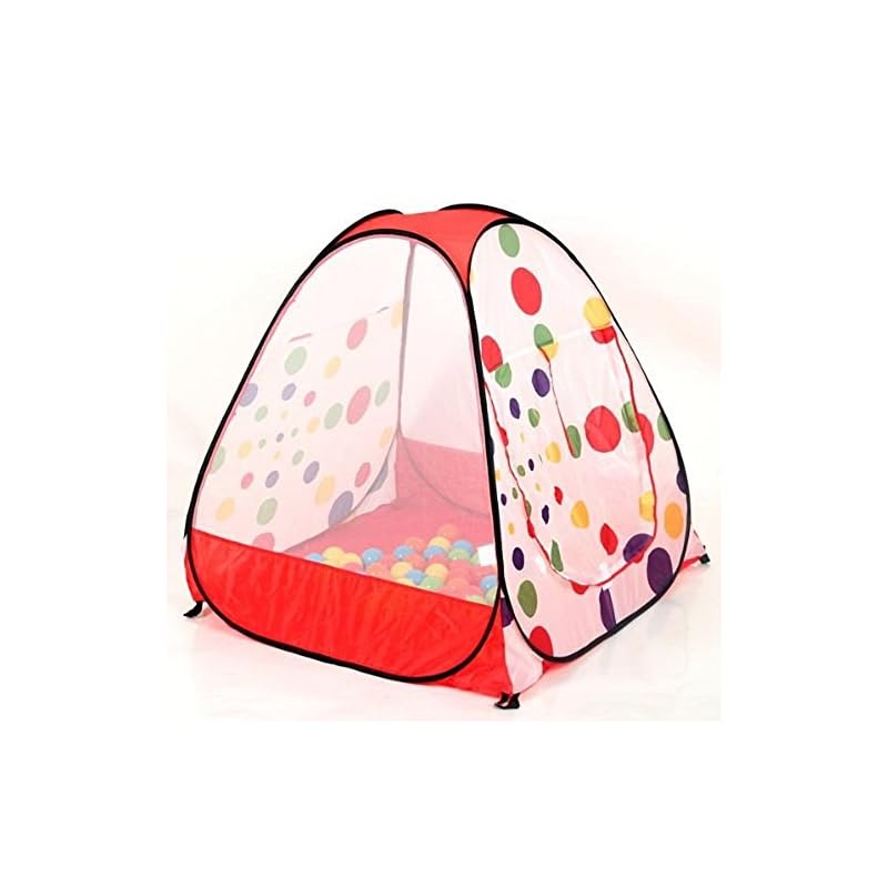 JISILI Kids' Ball House Tent with Storage Case, Perfect for Kids, Toddlers, and Babies, Indoor and Outdoor Use, Secret Base