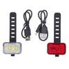 Bike Lights Rechargeable Bicycle Lights Set IPX6 Waterproof Bike Lights for Night Riding Cycling Safety Front Light LED
