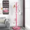 Modern Floor-Standing Coat and Clothes Rack for Bedroom or Living Room