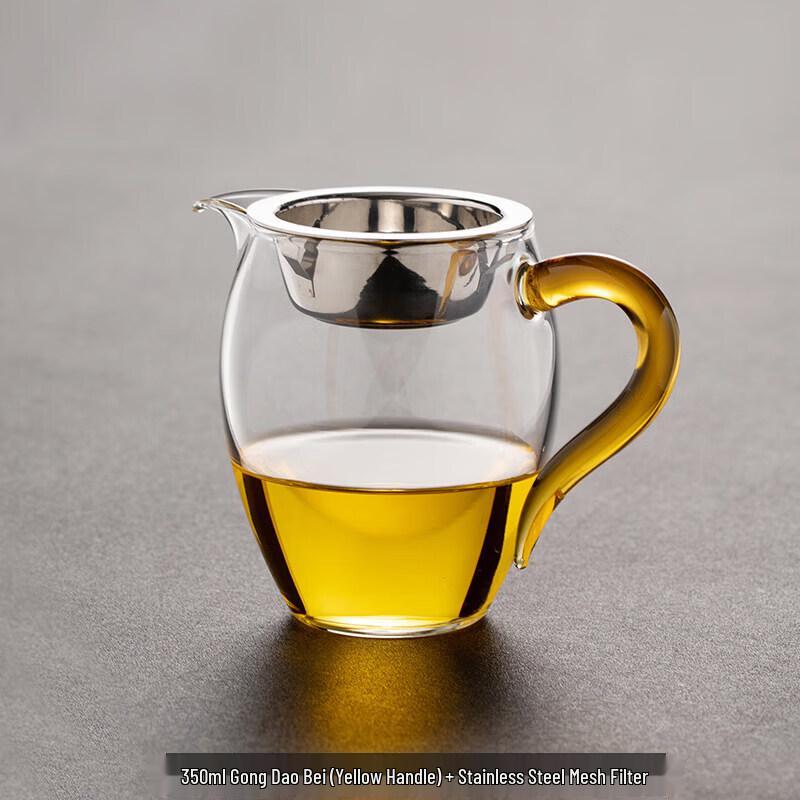 Heat-Resistant Glass Tea Pitcher & Fairness Cup