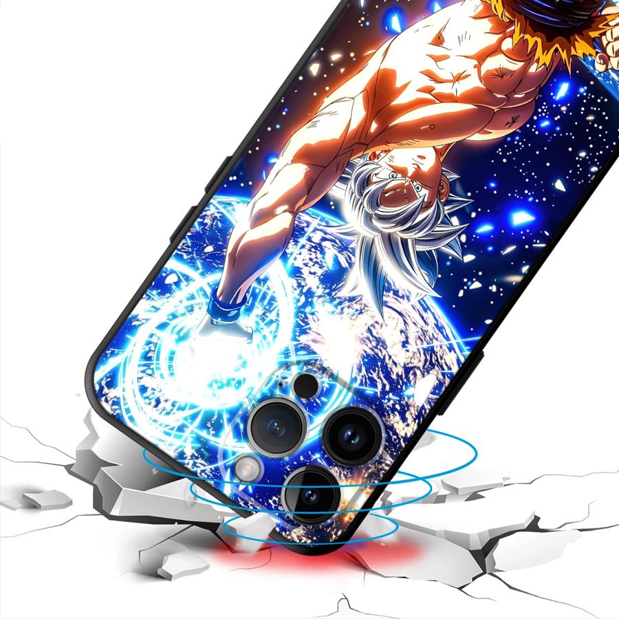 Dragon Ball Earth Son Goku Case for Apple iPhone 16Pro Max XR 12 Mini 7 6s 16e 8 Plus 15 14 XS X SE 11 13 Pro Soft Cover