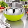 Food-Grade Stainless Steel Serving Bowl Easy to Clean with Wide