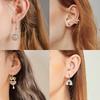 Versatile Bow Girl Earrings with Elegant Geometric Shapes, Personalized and Trendy Earrings for Women