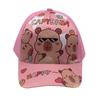 Capibara Themed Baseball Cap for Children - Cute Cartoon Capibara Baseball Cap with Sun Protection