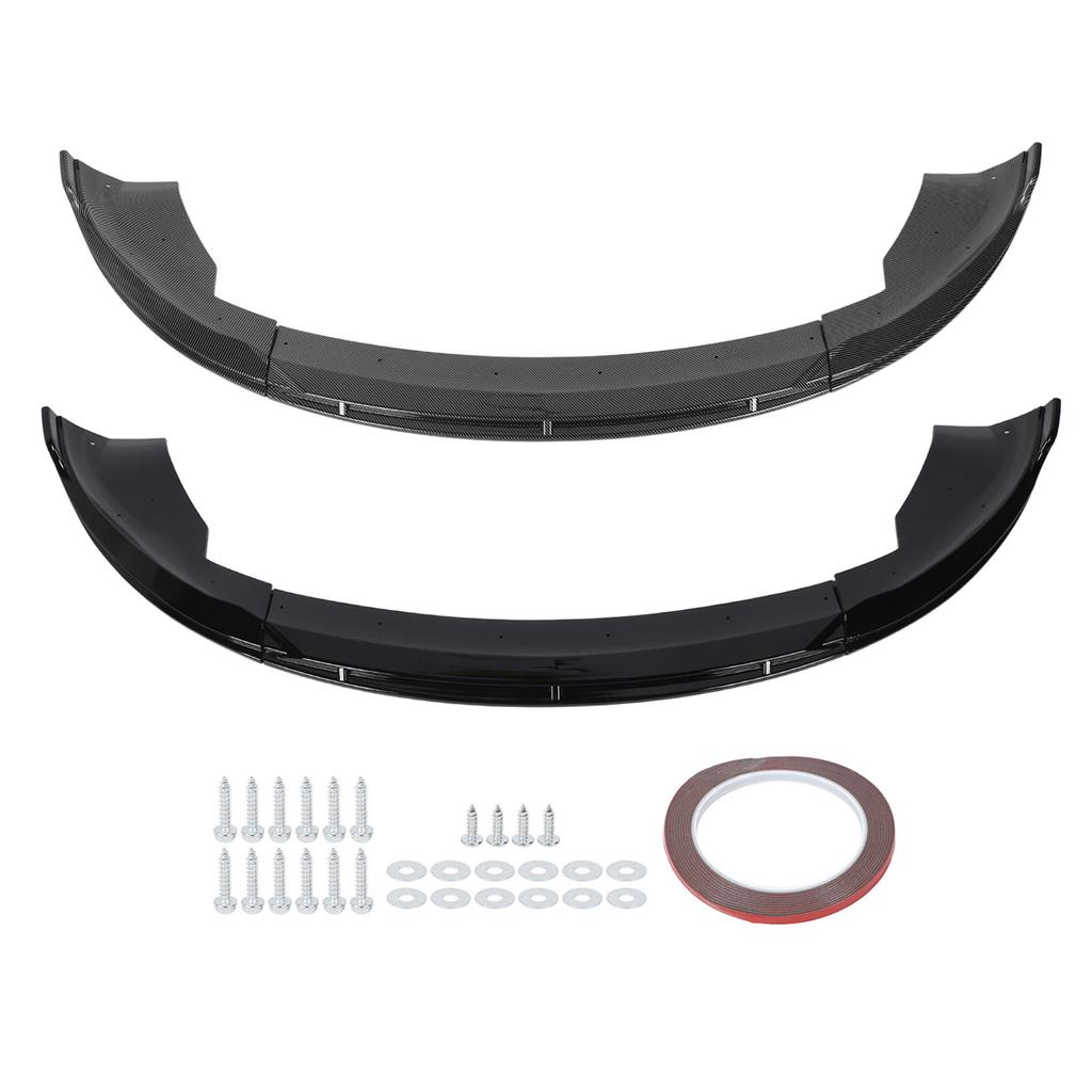 Front Bumper Lip Spoiler Splitter 3 Stage Front Bumper Lip Body Kit Replacement for  Model 3 20