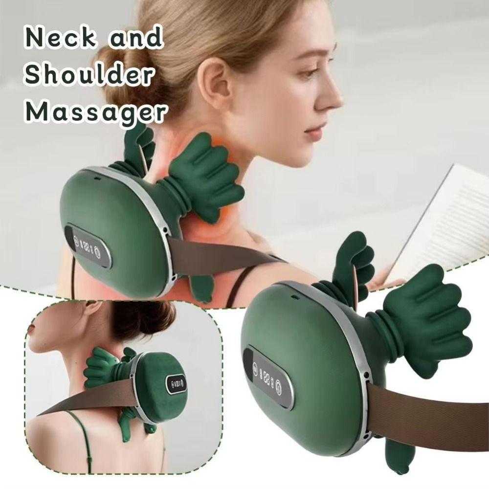 Bionischer Knet-Schulter-Nacken-Massager Tiefengewebs-Halswirbel-Massagegerät Rückenmassage