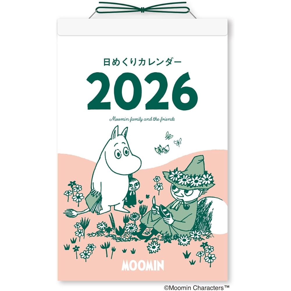 New Japan Calendar 2026 Daily Calendar Moomin NK4410