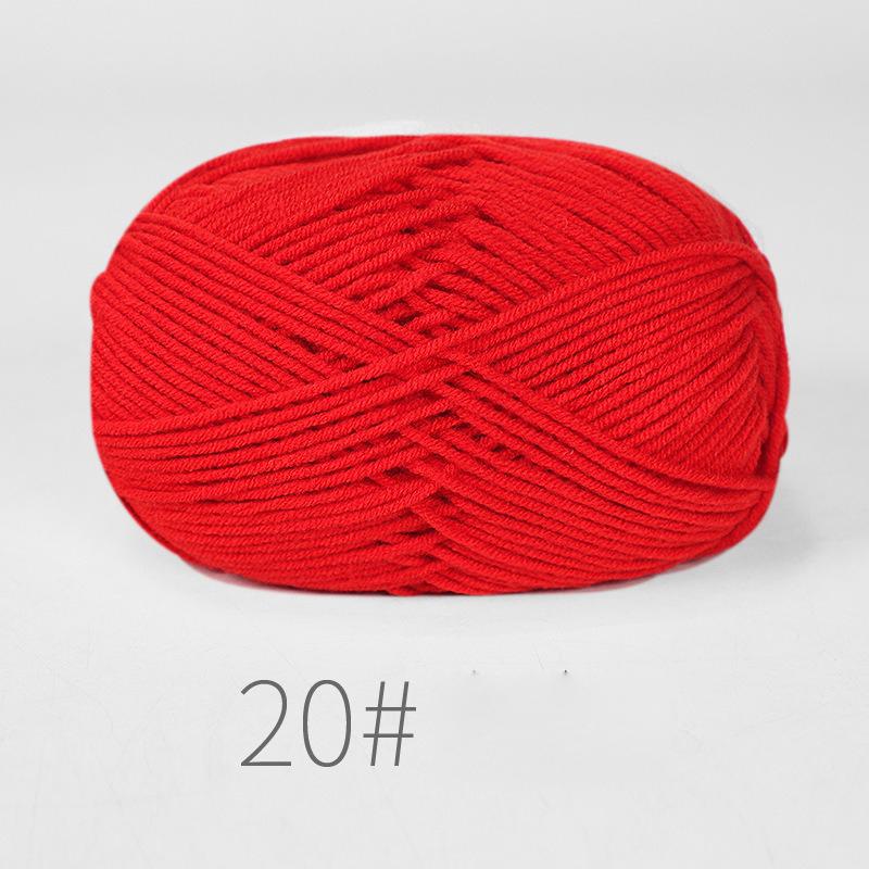 10Balls 500g Soft Milk Cotton Yarn Crochet Threads for Knitting Wool DIY Crafts Sweater Baby Wool Hand Knitting Crochet Yarn