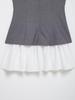 2025 Spring Women's European & American Style Poplin Patchwork Short Dress