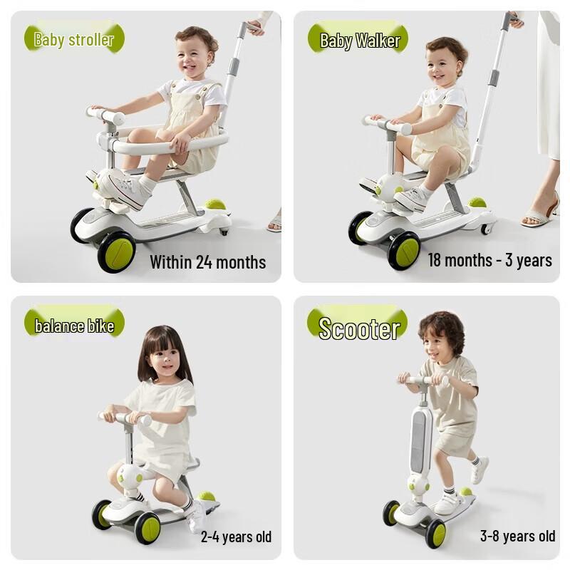 babycare Modick 2-in-1 Balance Bike & Scooter