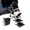 Hundetreppe für Autos Breit 5-stufig Hund Auto Treppen Faltbar Tragbar Haustier Treppen Leichtes Aluminium für Auto SUV und LKW 200 lbs