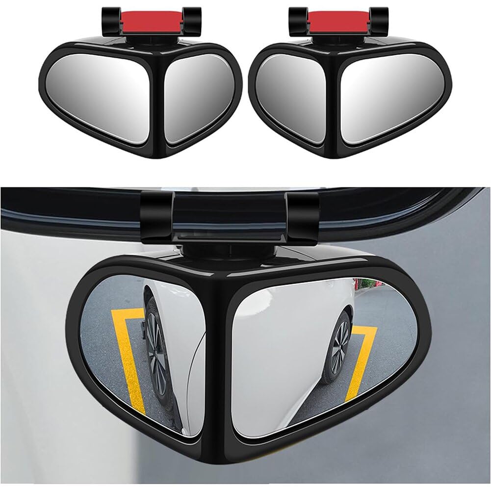 Set of 2 Car Auxiliary Left and Side Blind Spot Auxiliary Automotive Lane Change Exterior Door Auxiliary Rearview Driving Directly Directly Wide Field