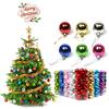 24pcs 3cm Christmas Balls Christmas Tree Ornaments Ball Xmas Hanging Tree Pendants Home Party Christmas Tree Decor New Year Gift