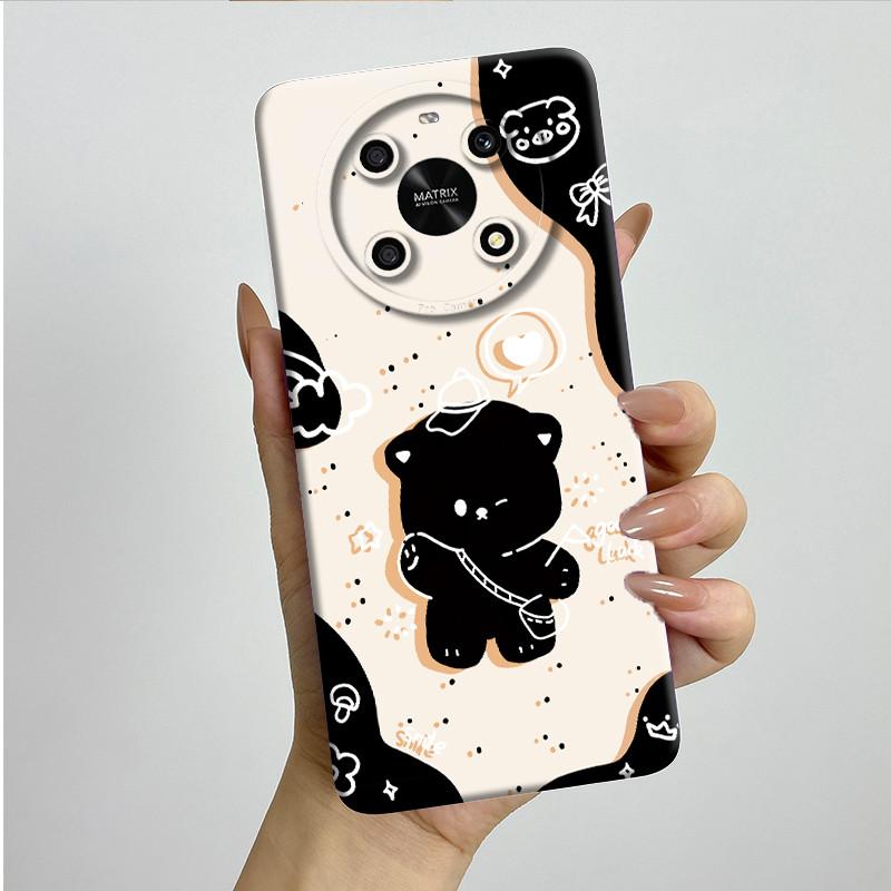 For Honor X9 4G 5G / Magic 4 Lite 4G 5G Phone Case ANY-NX1 LX1 LX2 LX3 Soft Silicone Sweet Painted Cover Cute Printed Casing
