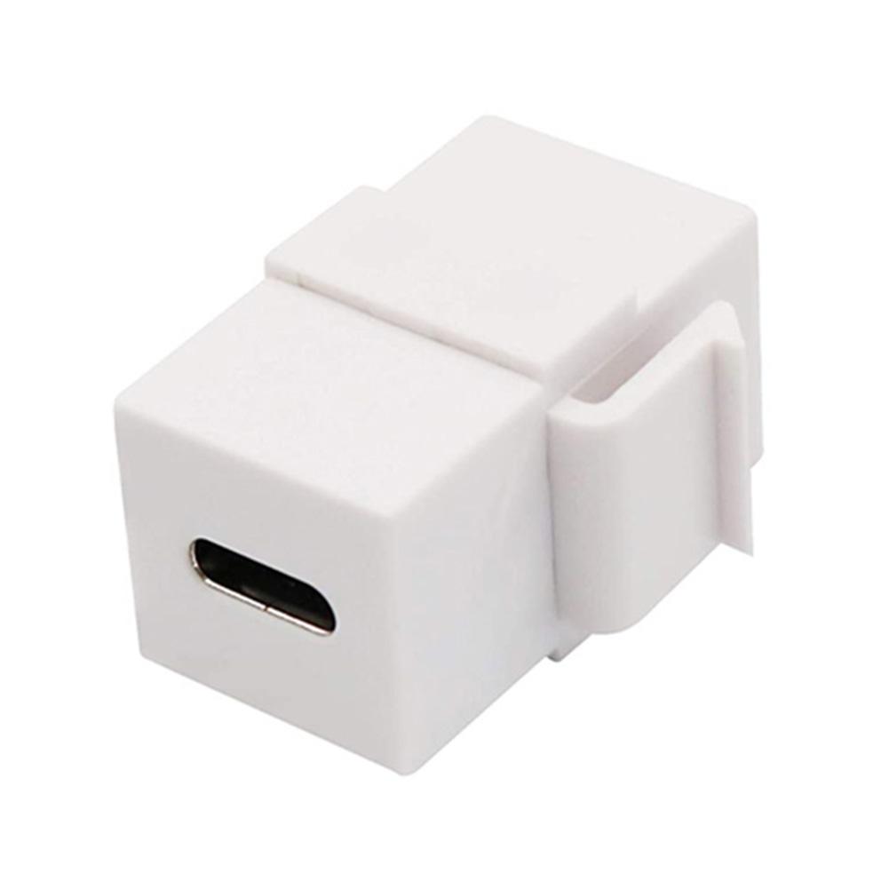 

Keystone Jack USB 3.1 Type C Socket Cable Port Support Charging Data Synchronization for Wall Plate Outlet Panel