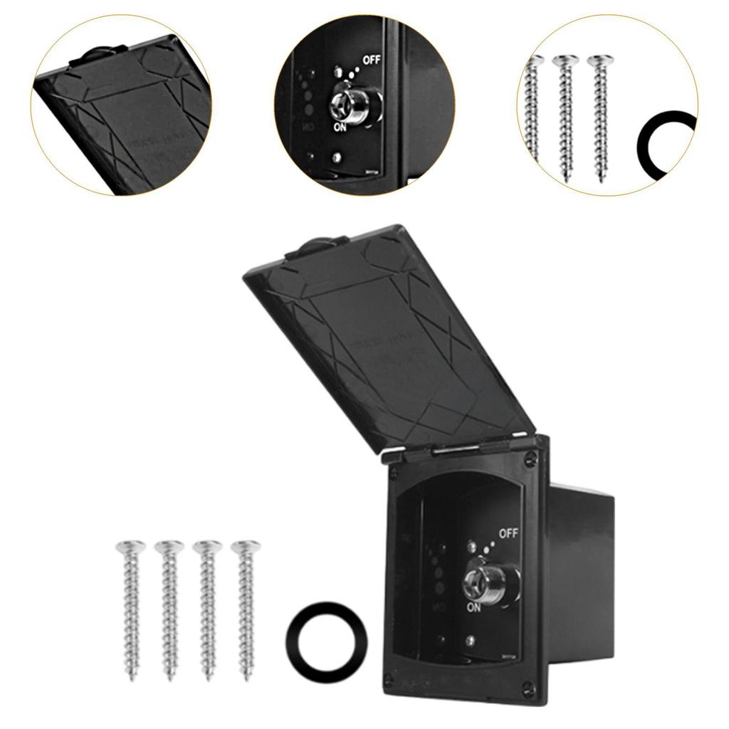 Generic RV Exterior Shower Box Kit Modification Accessories Adjustable Water