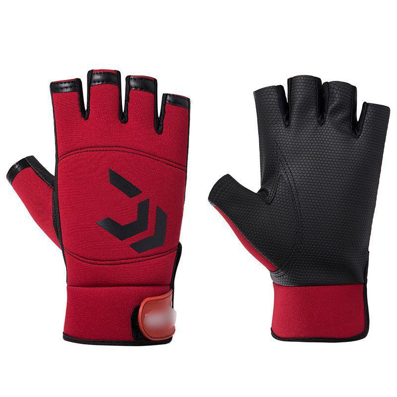 

Перчатки для рыбалки луя мужские утолщенные весенне-осенне-зимние Watlu с тремя пальцами противоскользящие водонепроницаемые перчатки для езды average size