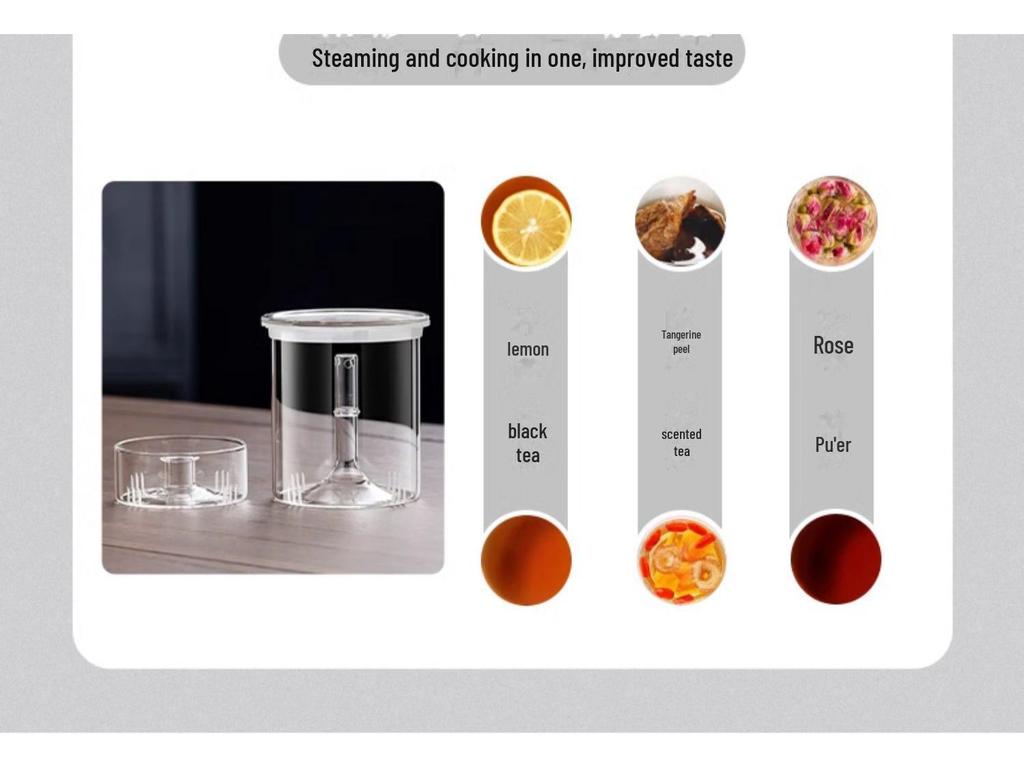 Michu Electric Ceramic Stove Tea Maker: Compact Automatic Water Boiler with Heat Preservation.