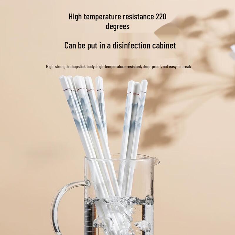 ZISIZ Jingdezhen Anti-Mold Ceramic Chopsticks