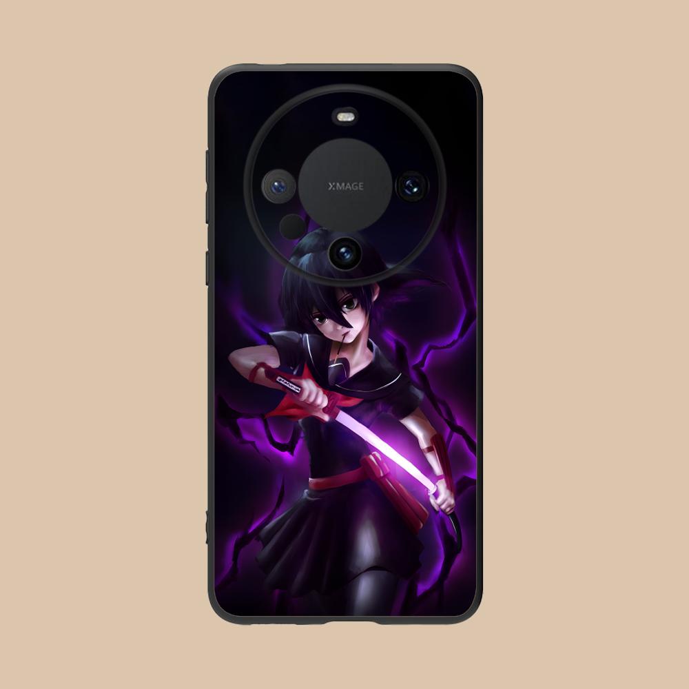 Akame Kurome Matte TPU Mobile Phone Case for Huawei Mate 60 50 40 30 20 10 Pro Plus Lite E 5G Colorful Printing Cover