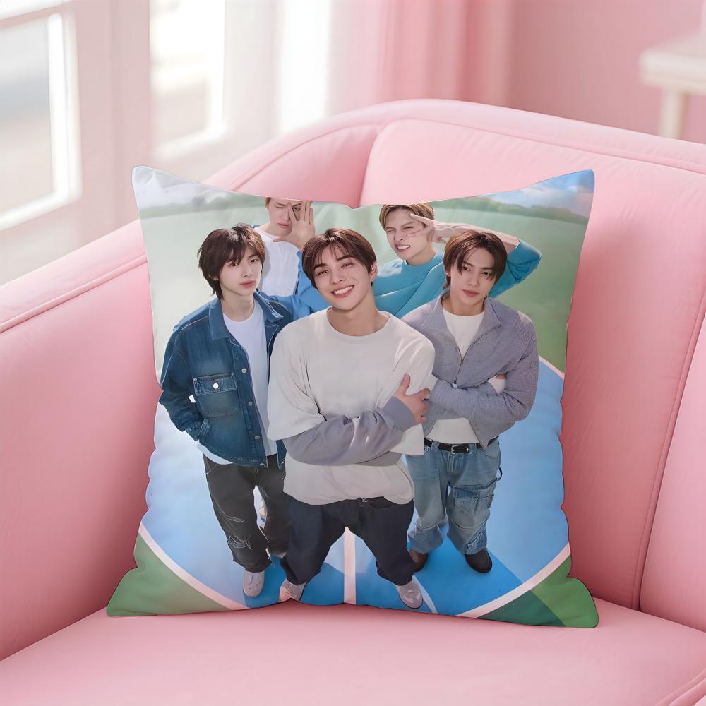 Korean Handsome Boy Group CCortis Cushion Cover Pillow Case Soft Skin Friendly Fabric  Concealed Zipper