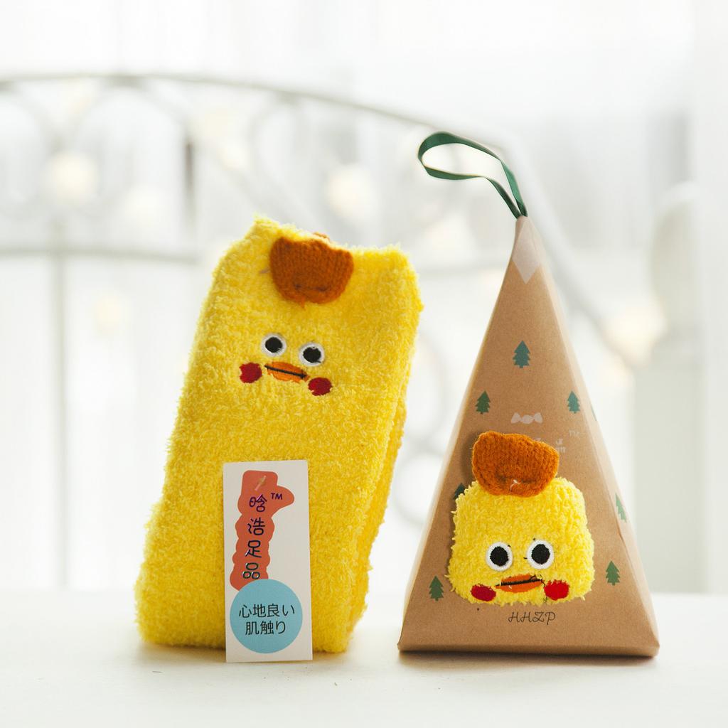 Cute animal warm socks, Christmas socks, thick socks