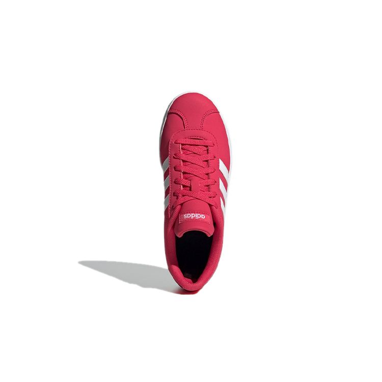 Adidas Neo VL Court 2.0 Low Top Kids Skate Shoes Kids Sneakers Red FW3939
