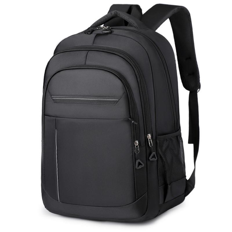 Simple Solid Style Color Backpack Student Outdoor Large Schoolbag Capacity