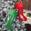 Present Bag Large Colorful Sequins Christmas Stocking for Family Celebration Holiday Indoor and Outdoor Decoration