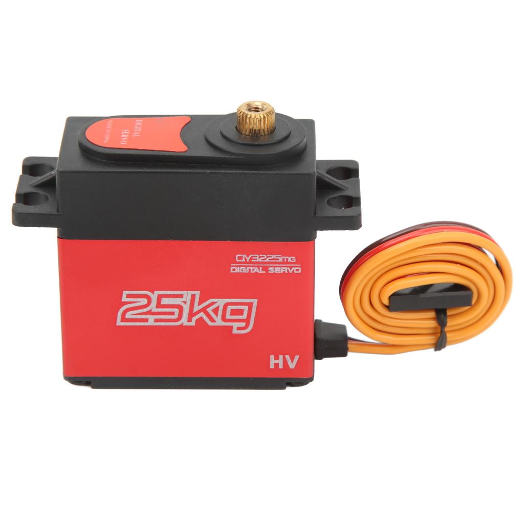 Servo Motor Digital 25kg Waterproof Metal Gear 180 degrees  Control Angel for Robot RC Car Blue