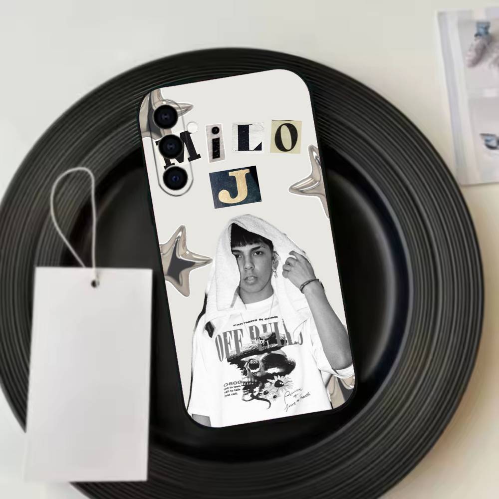 S-Singer Milo J Phone Case For Samsung Galaxy A73,A72,A71,A70,A53,A52,A51,Soft Silicone Black Cover