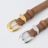 Four Seasons Available New Retro Matte Genuine Leather Women'S Belt Leather Paired With Jeans Casual Pants Decorative Versatile Belt