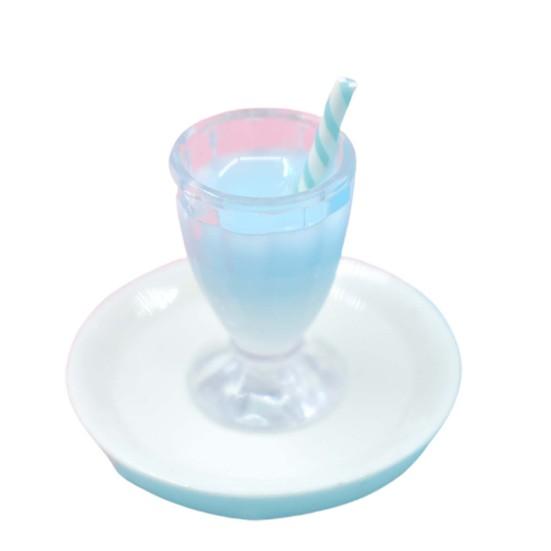 2Pcs Simulation Miniature Kids Handicraft Toys Plastic Drink Cups Ornament Gifts for Photography