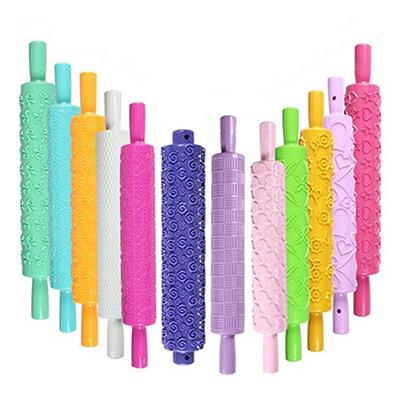 Strona główna Akcesoria kuchenne 12 wzorów Narzędzia do pieczenia Kremówka Ciasto Dekorowanie Wałek do ciasta