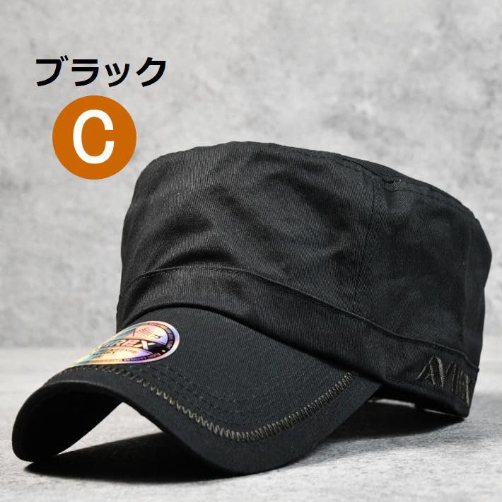 Authentic Avirex Work Large Big American Casual 7992540 18490000 Numbered Cap, Men's Size, Hat, Style, 100% Cotton, (JP, Size, 62.0 Cm, 64.0 Cm, C