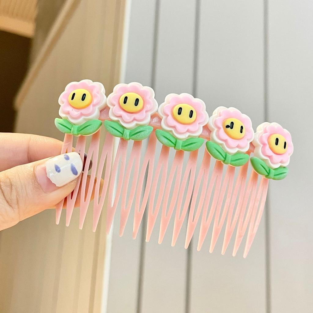 Mode Kinder Haarnadel Kleine Mädchen Pony Gebrochenes Haar Haarnadeln Mädchen Candy Farbe Süße Nette Einsatz Kamm Frauen Haar Zubehör