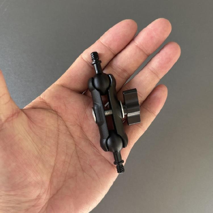 Standard 1/4 Inch Male To Male Adapter Mount Tripods Compatible Threaded Connector Lightweight Aluminum Alloy Iron