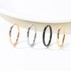 Ultra-Light Minimalist Pure Titanium Halo Ring